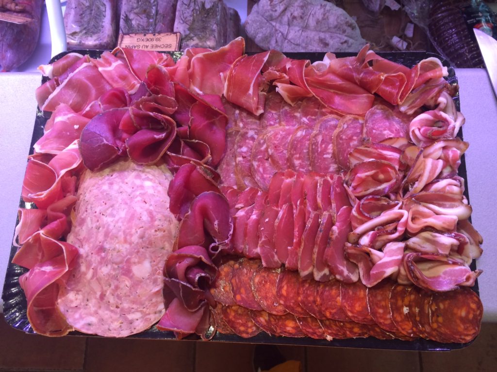 Assortiment de charcuteries