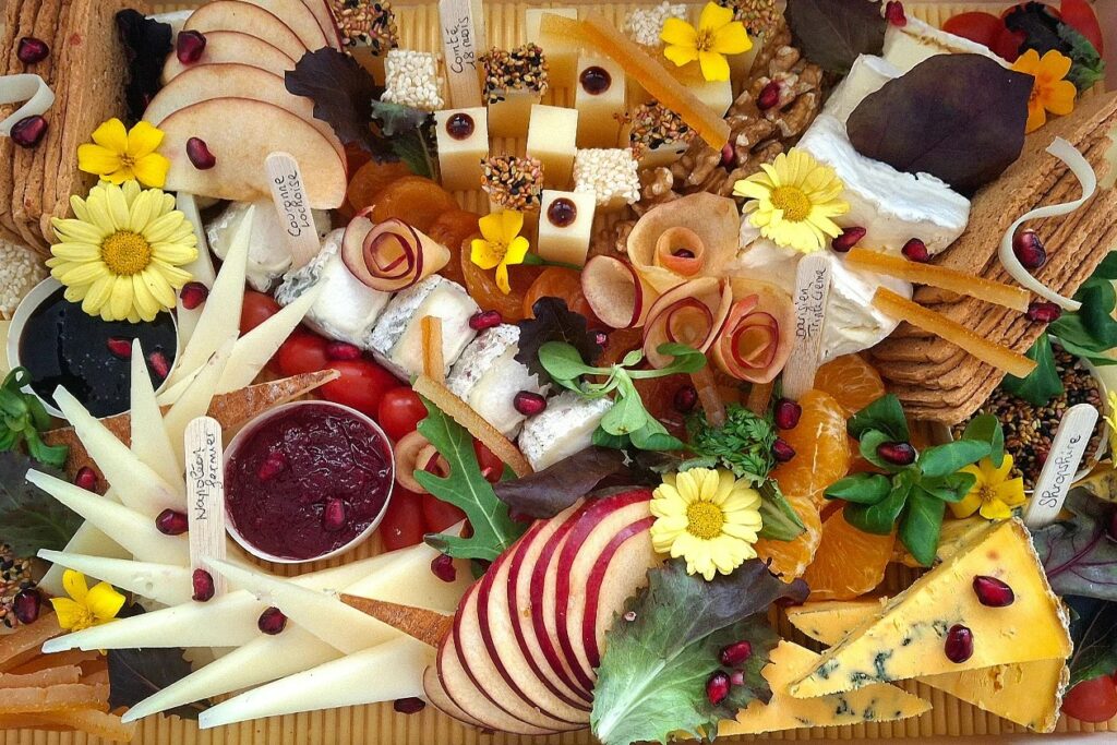 Plateau de fromages et de charcuterie composé à Yutz